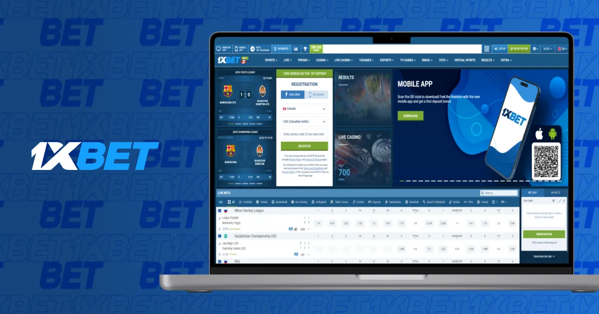 How to Login or Register at 1xBet
